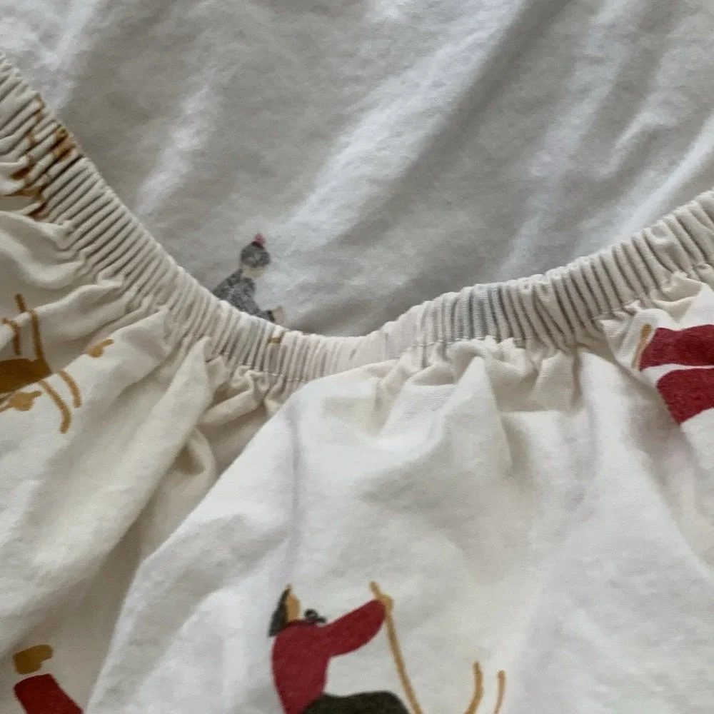 Pottery Barn Skiers Organic Fitted Sheet Pillowcases